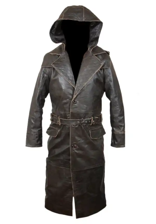 ASSASSIN CREED SYNDICATE JACOB FRYE COSTUME LEATHER COAT