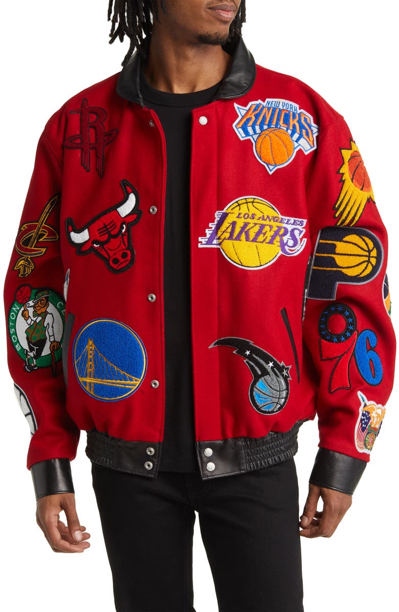 NBA Collage Wool Blend Jacket