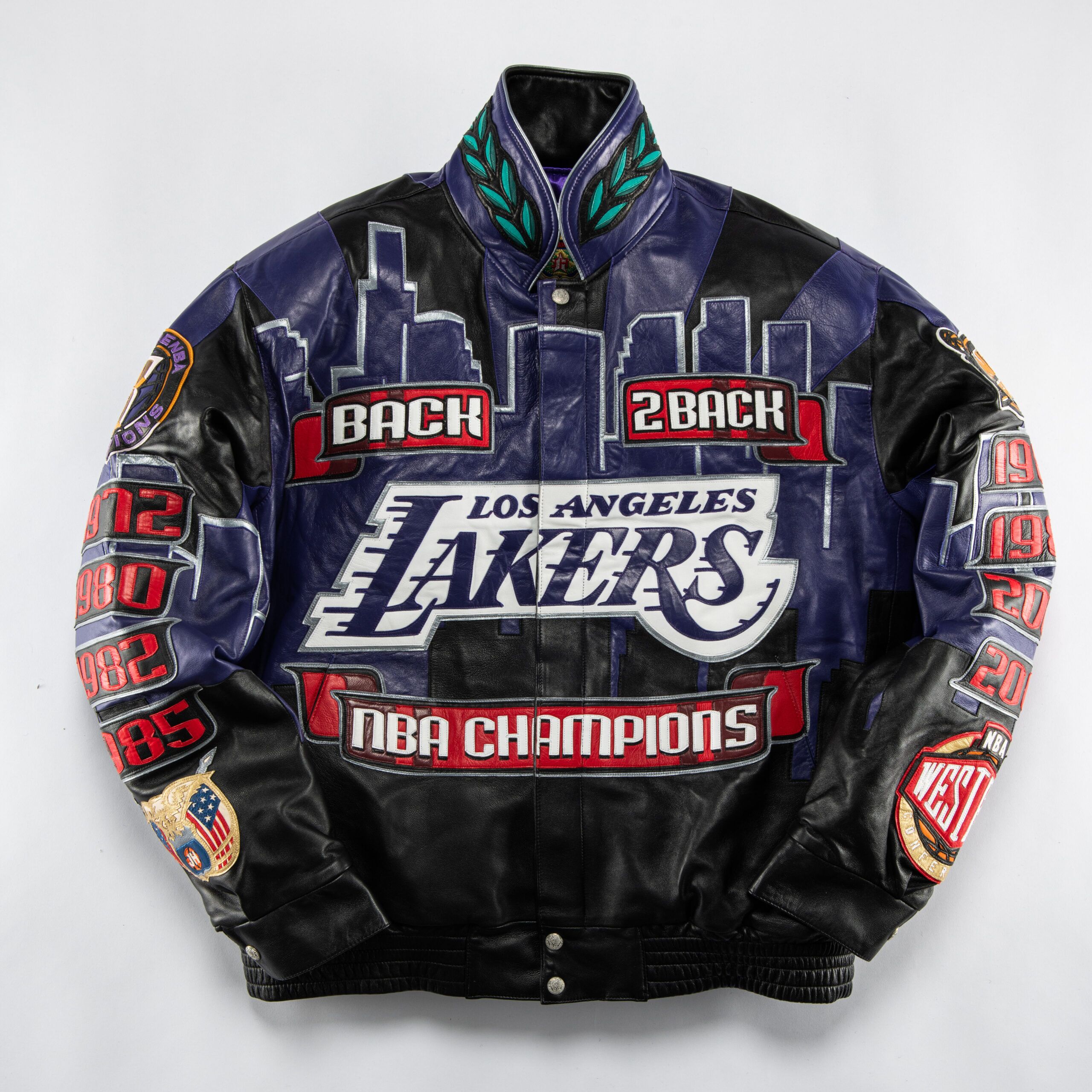Lakers leather jacket 2025