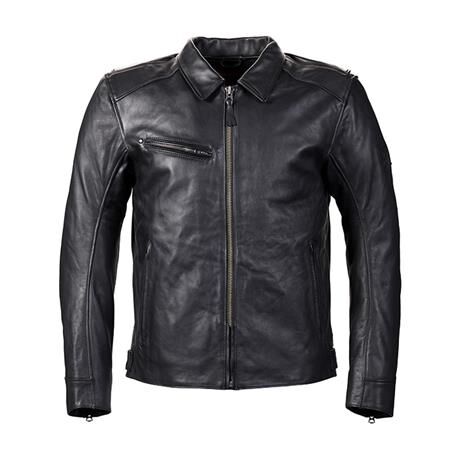 VANCE BLACK JACKET MOTORCYCLE LEATHER JACKET