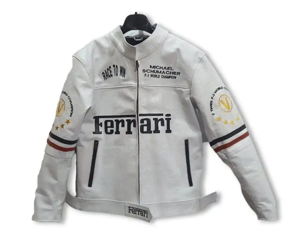 Ferrari Racing Leather Jacket